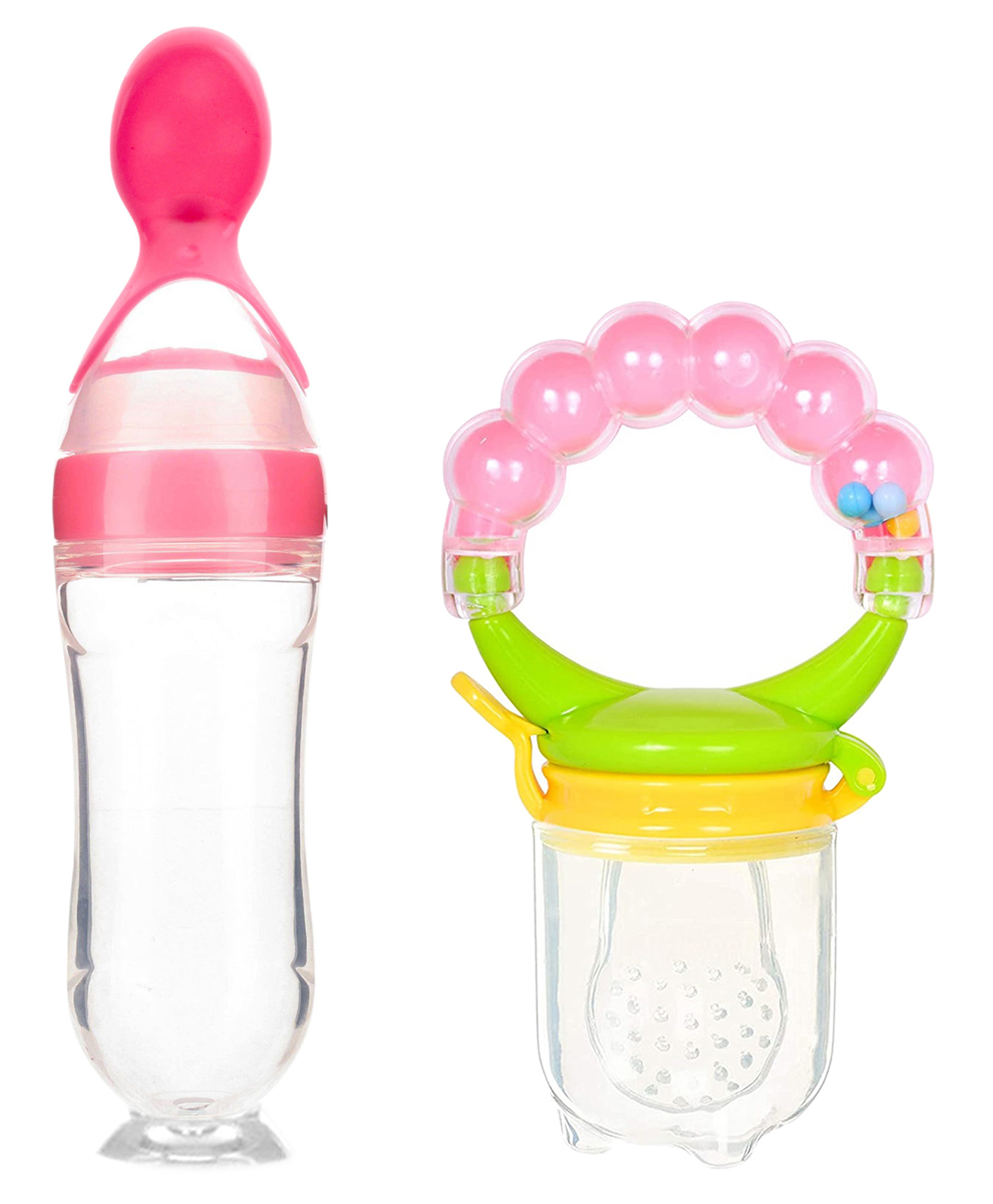 FANTASY INDIA World Baby Love Fruit And Food Nibbler & Feeder - Pink-image-47