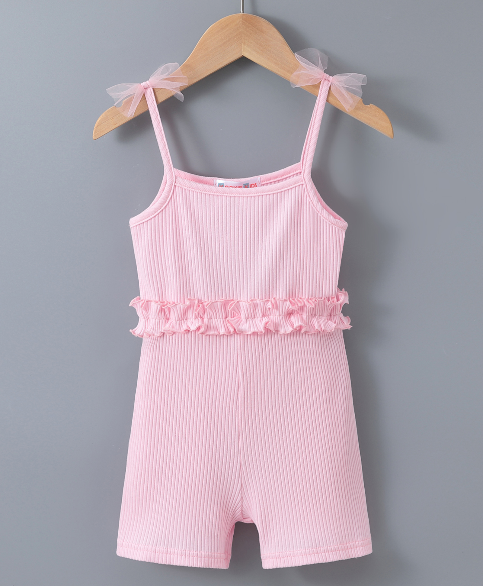 Kookie Kids Sleeveless Jumpsuit - Pink-picture-10