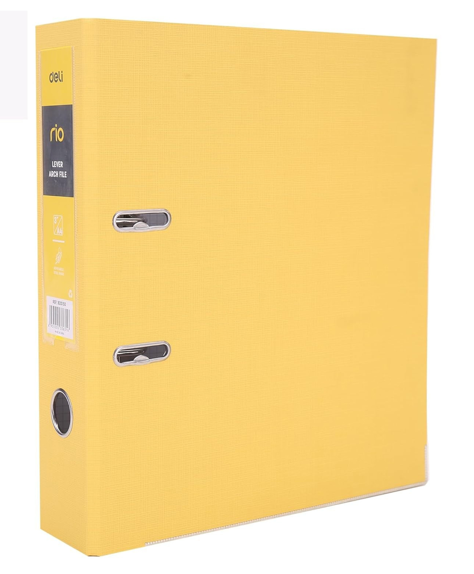 Deli Eb20150 A4  Lever Arch File - 1 Pcs, Yellow-picture-3