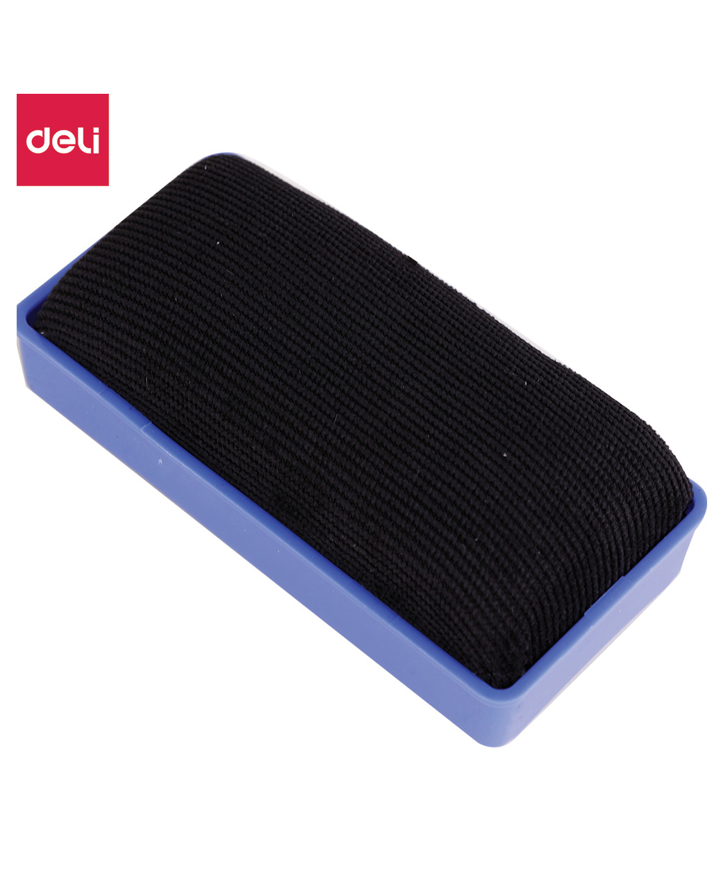 Deli W7837 Magnetic Whiteboard Eraser -  1 Pc, White & Blue color-picture-14