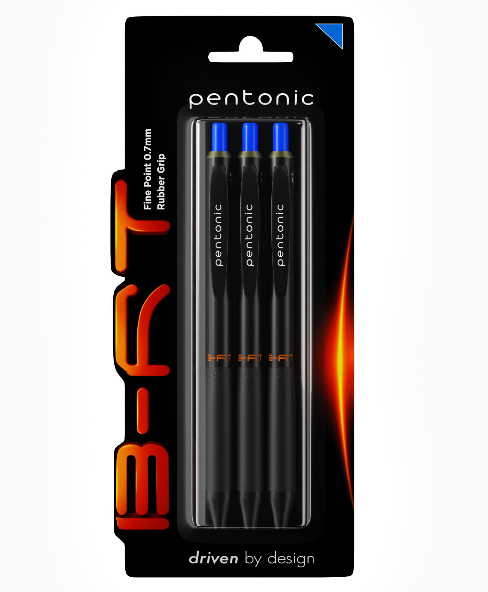 Pentonic B RT Ball, Blue ink, 3Pcs Set, Pack of 3-picture-17