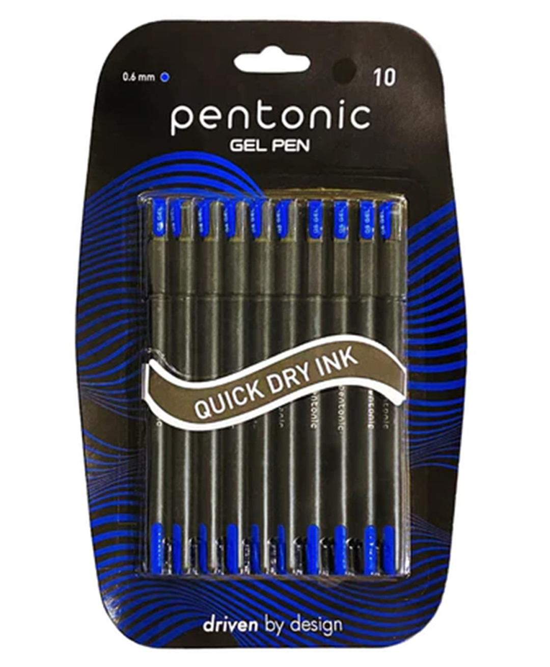 Pentonic Gel Pen - Blue Ink, 10 Pcs Blister Set, Pack of 5-image-25