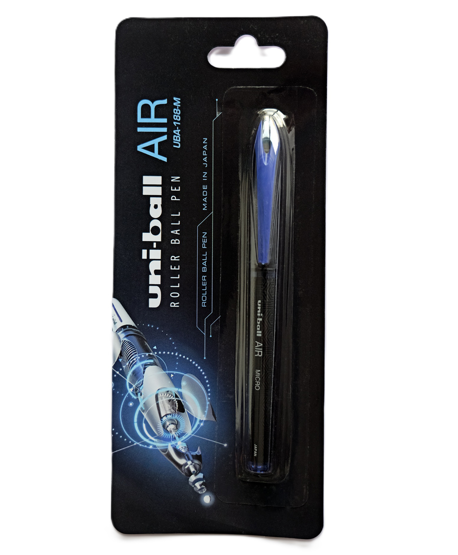uniball Uni Ball UBA 188 M Roller Pen  - Blue Ink , Pack of 1-picture-19