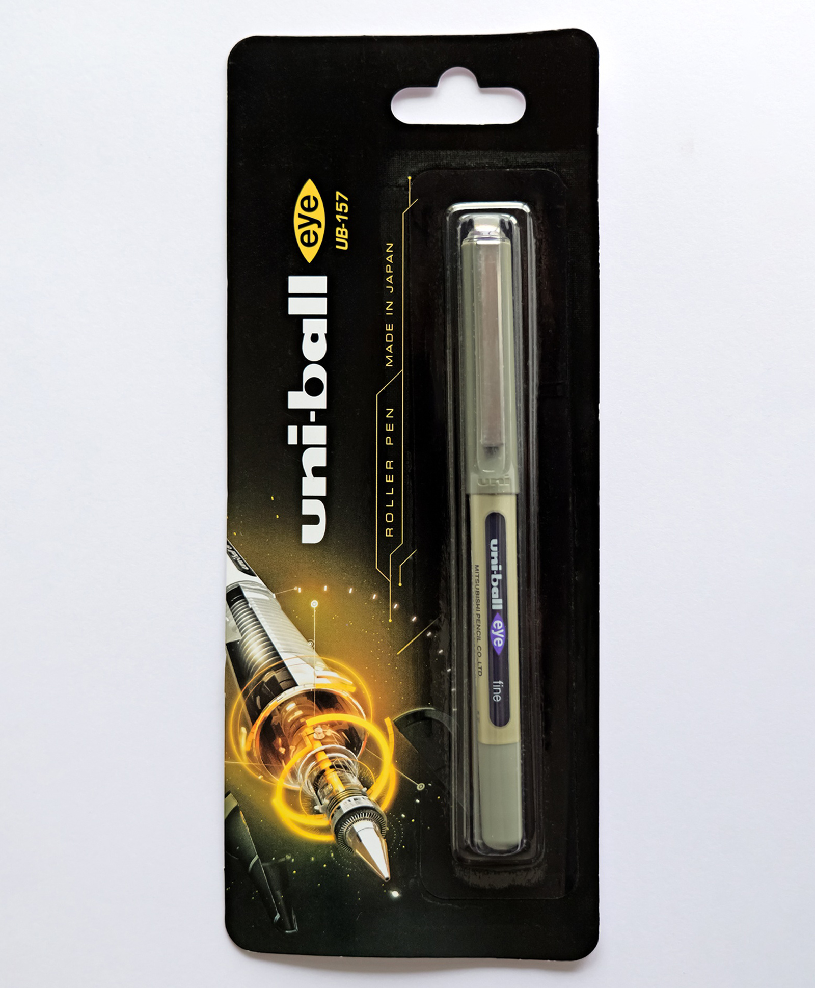 uniball Uni Ball UB 157 Eye Roller Pen - Violet Ink , Pack of 1-picture-2