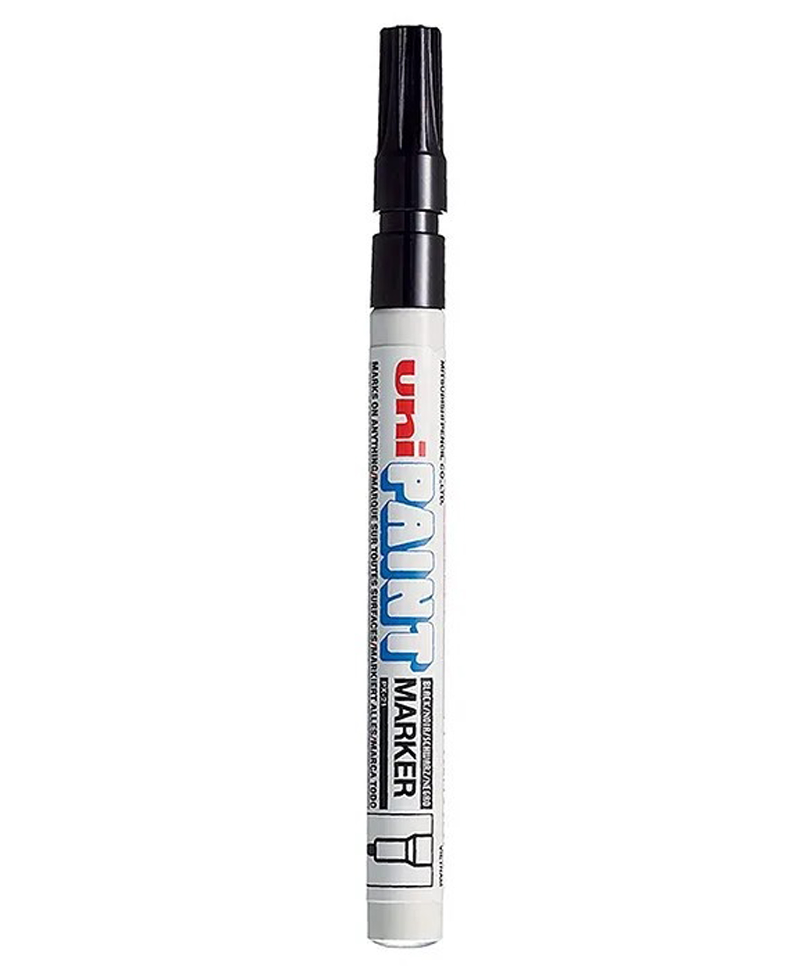 uniball Uni Ball Permanent Paint Marker Pen - PX  21L, Black Ink , 1 Pcs-picture-7