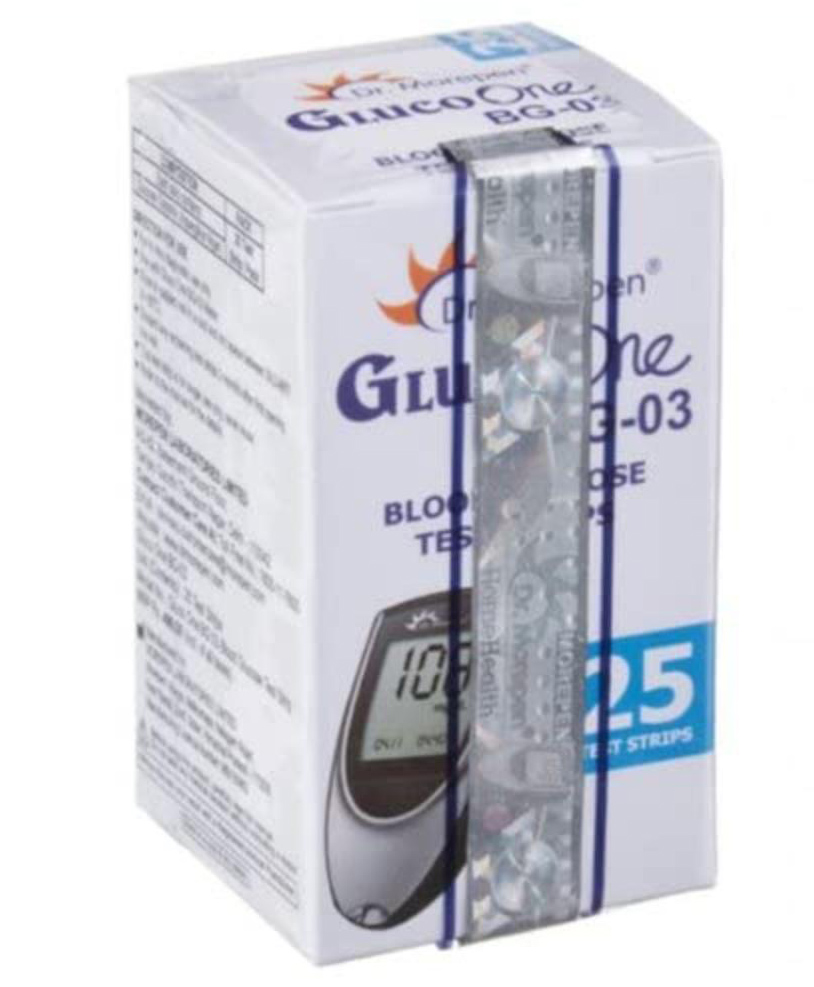 dr. morepen Dr Morepen Gluco One BG 03 Blood Glucose Test Strip Box 25-picture-37
