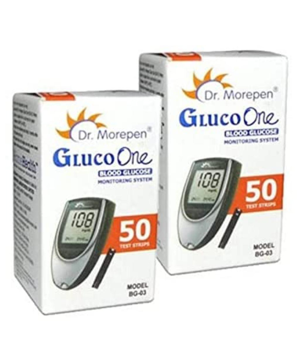 Dr. Morepen BG-03 Test Strips - 100 Strips-picture-41