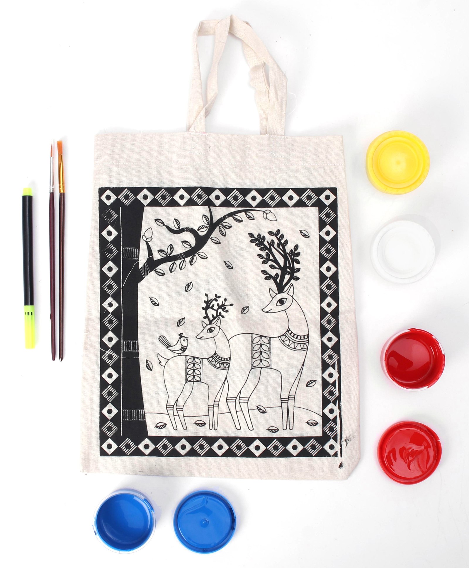 Funskool Handycrafts Madhubani Art and Craft Kit - Multicolour-image-38