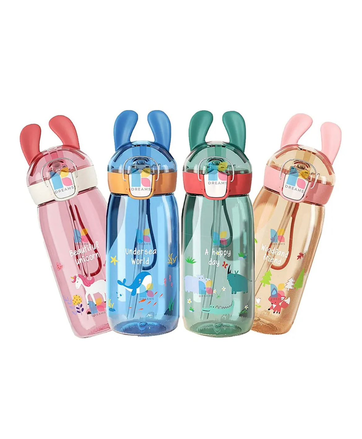 ARCADE TOYS Cute Bugsy Rabbit Water Bottle for Kids(550ml) - Colour May Vary-image-46