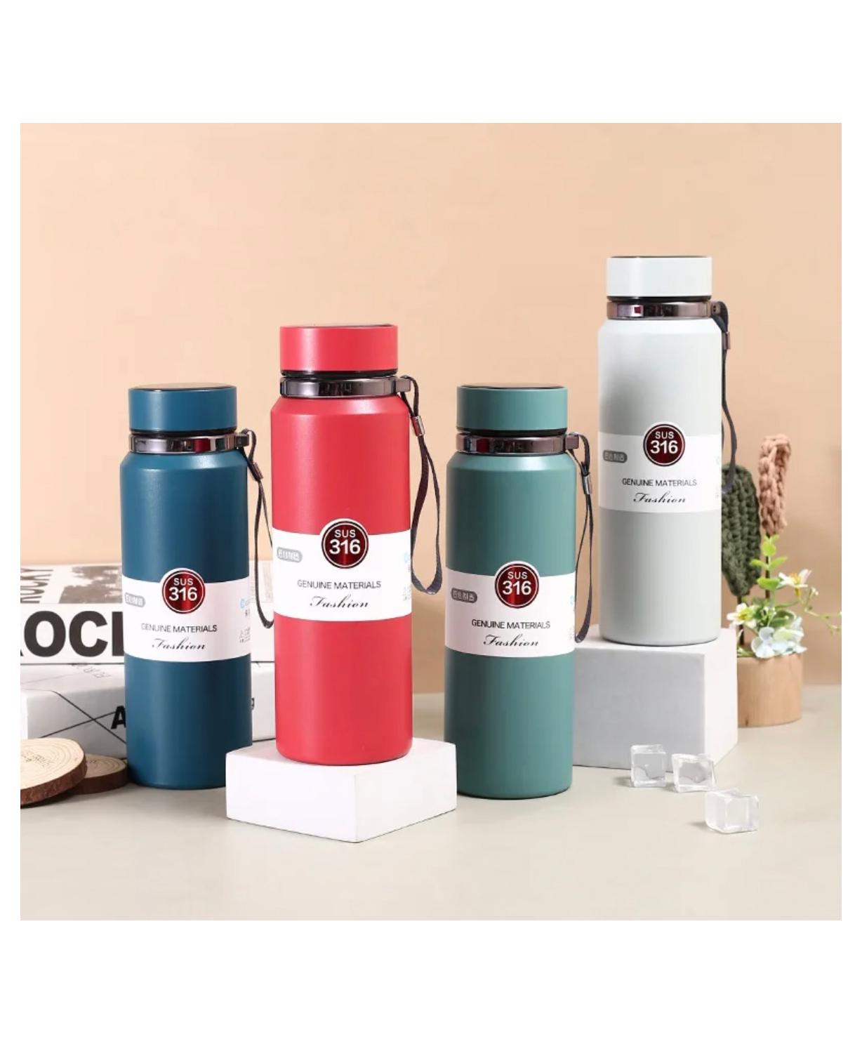 ARCADE TOYS Stainless Steel Insulated Vacuum Water Bottle(800 ml) - Colour may vary-image-45