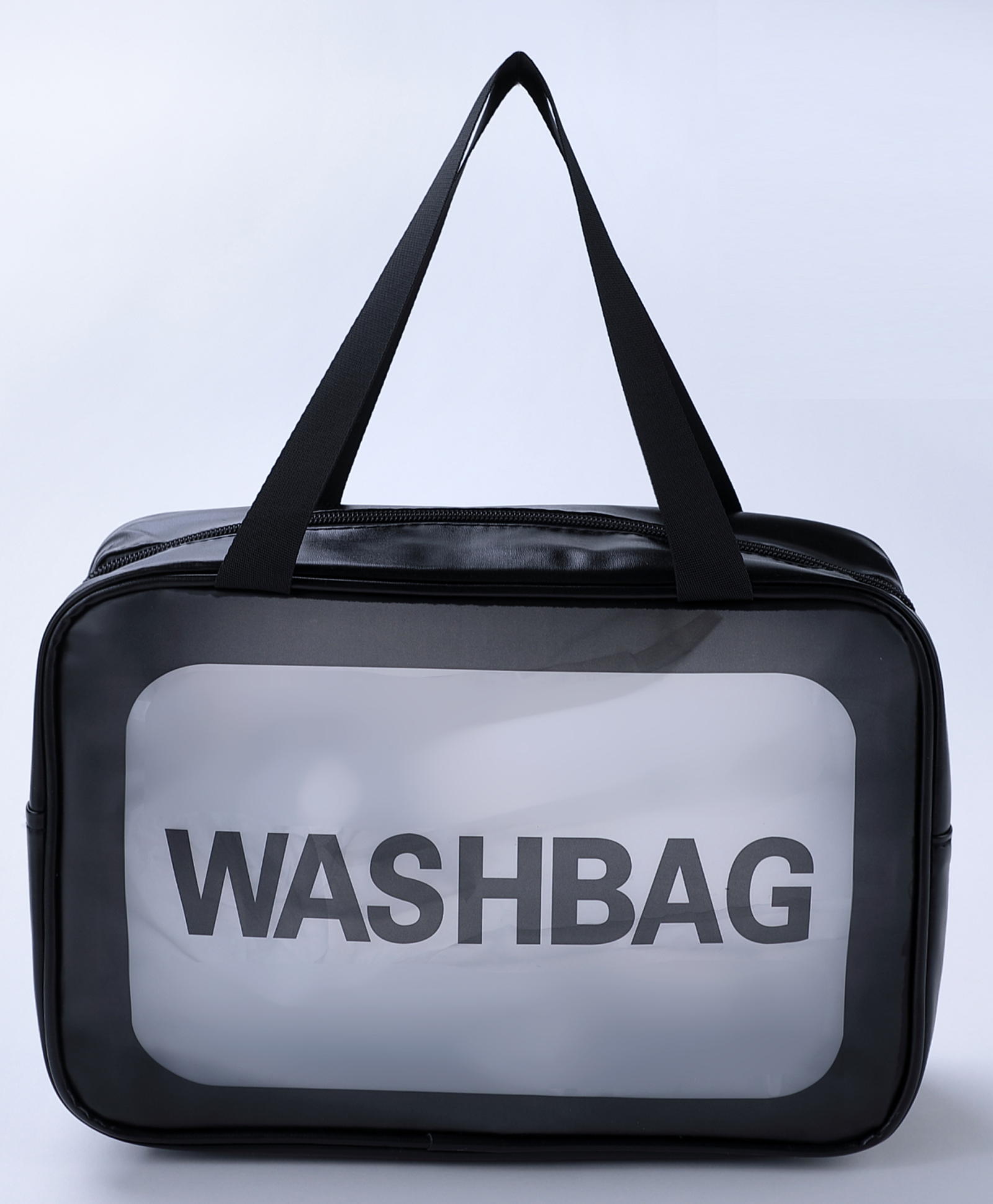 fab n funky Multifunctional Portable Travel Toiletry Bag with Straps - Black-picture-34