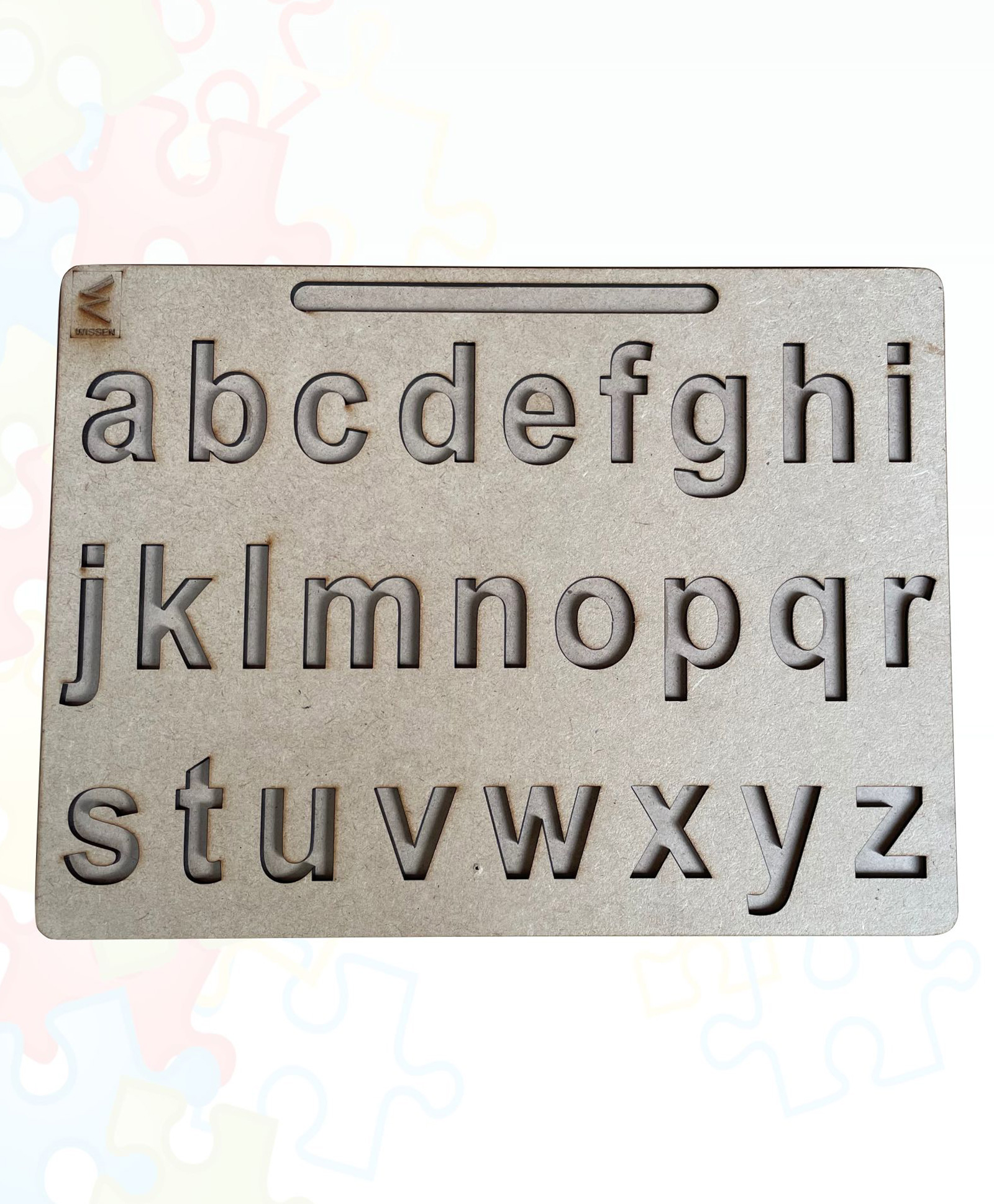 Wooden Small Alphabet Tracing board- 12*9 inch for kids-image-9