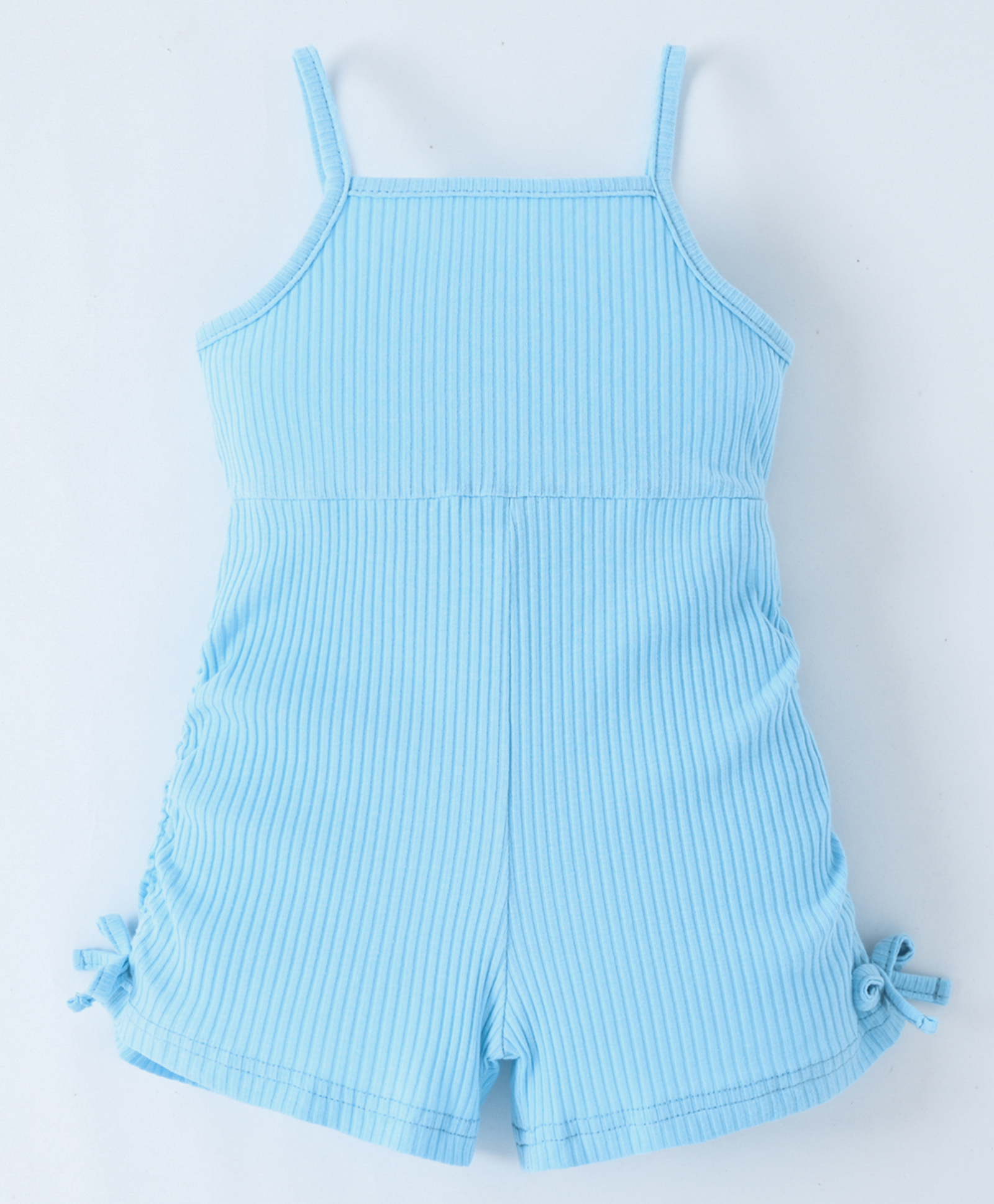 Kookie Kids Singlet Sleeves Jumpsuit With Solid Colour - Blue-picture-23