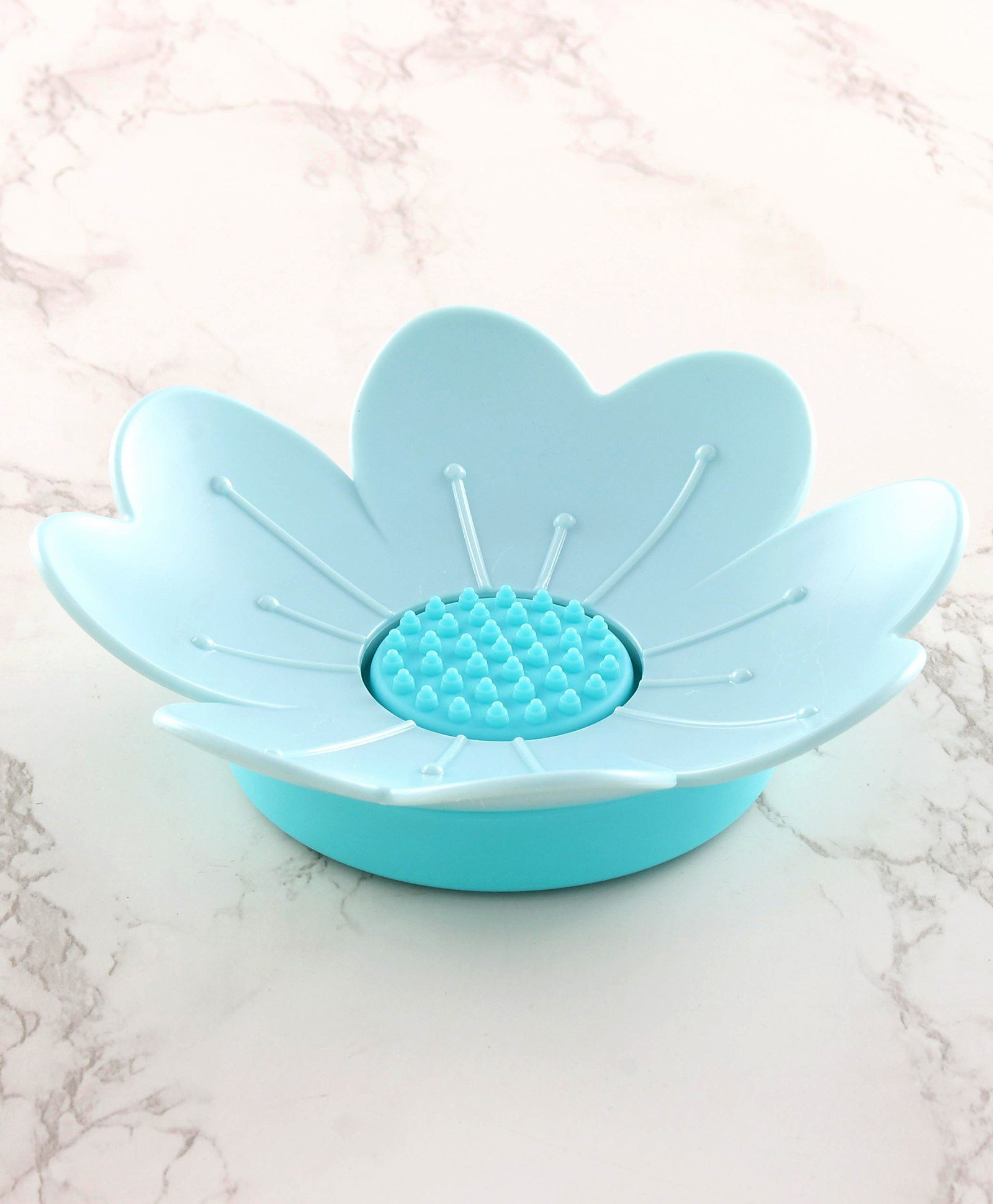 fab n funky Soap Case Flower Shape - Blue-picture-23