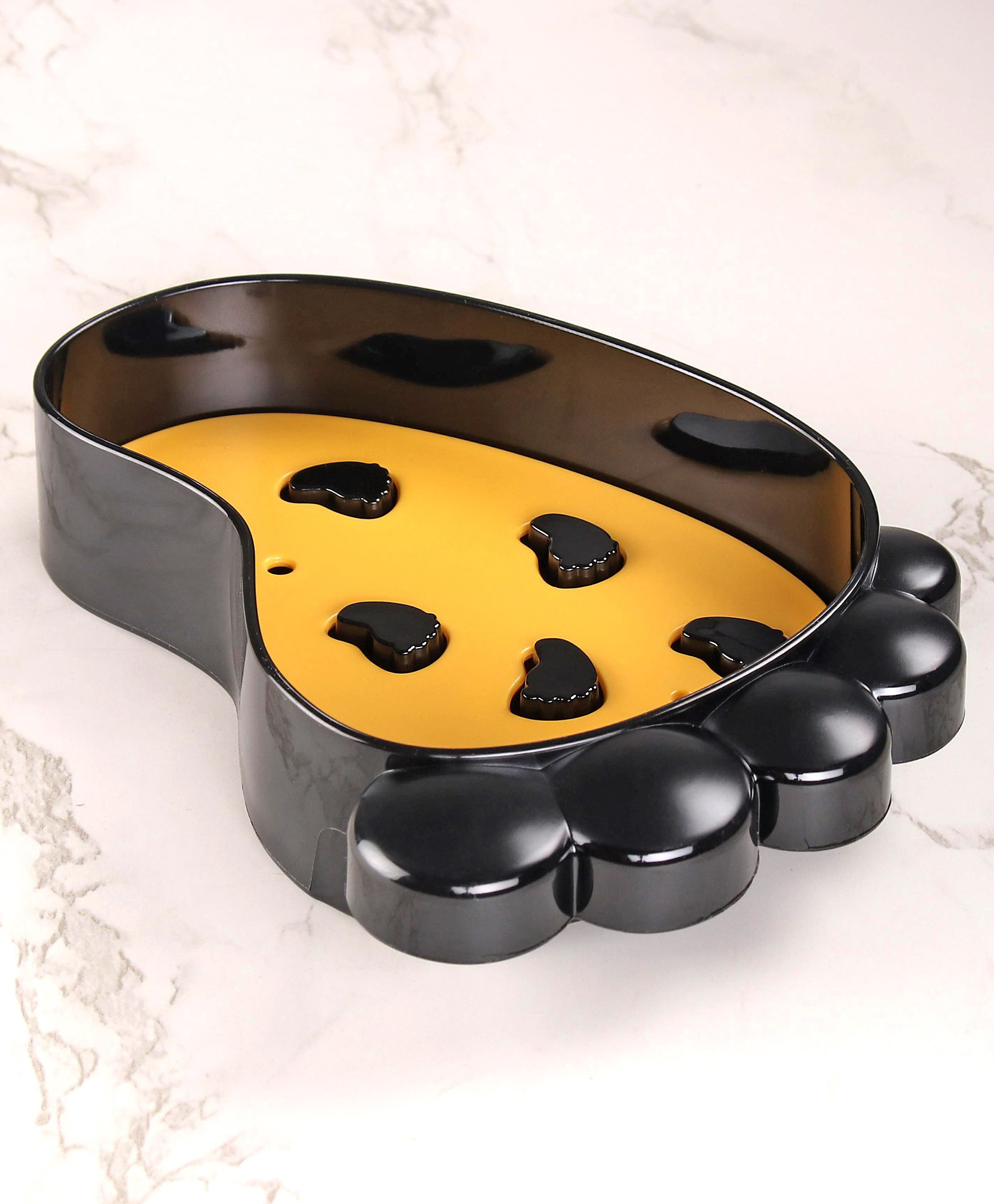 fab n funky Soap Case Footprint Shape- Yellow-picture-26