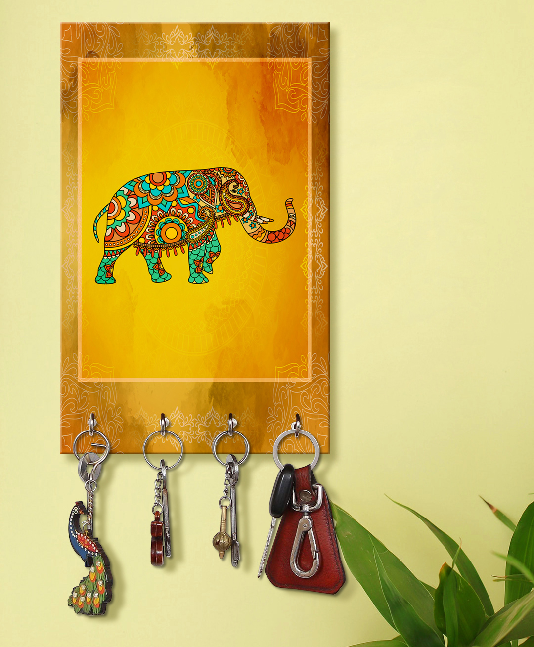 999Store Stylish Wood Wall Mount Decorative Key Holder --picture-14