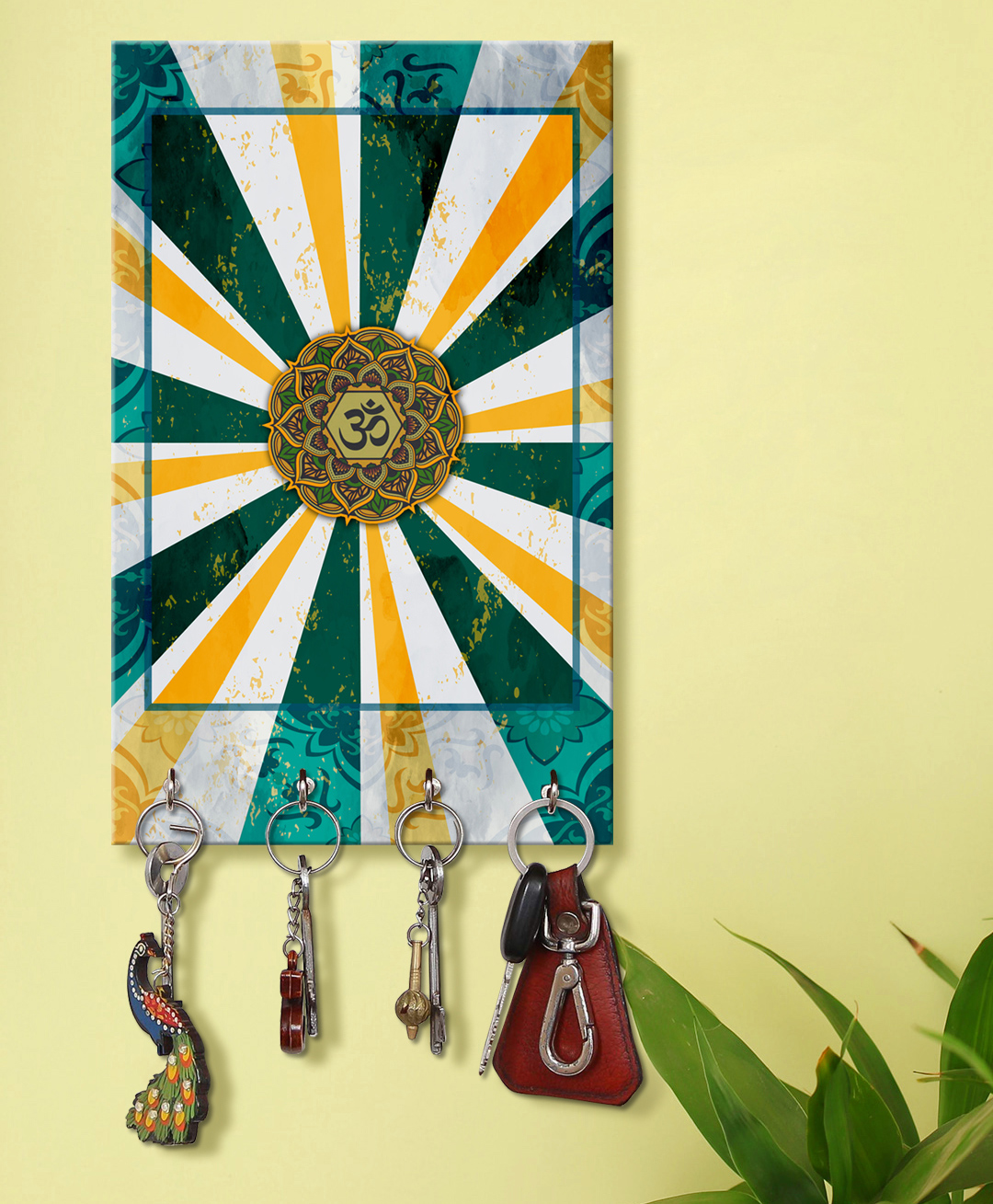 999Store Stylish Wood Wall Mount Decorative Key Holder - Decorative OM-picture-27