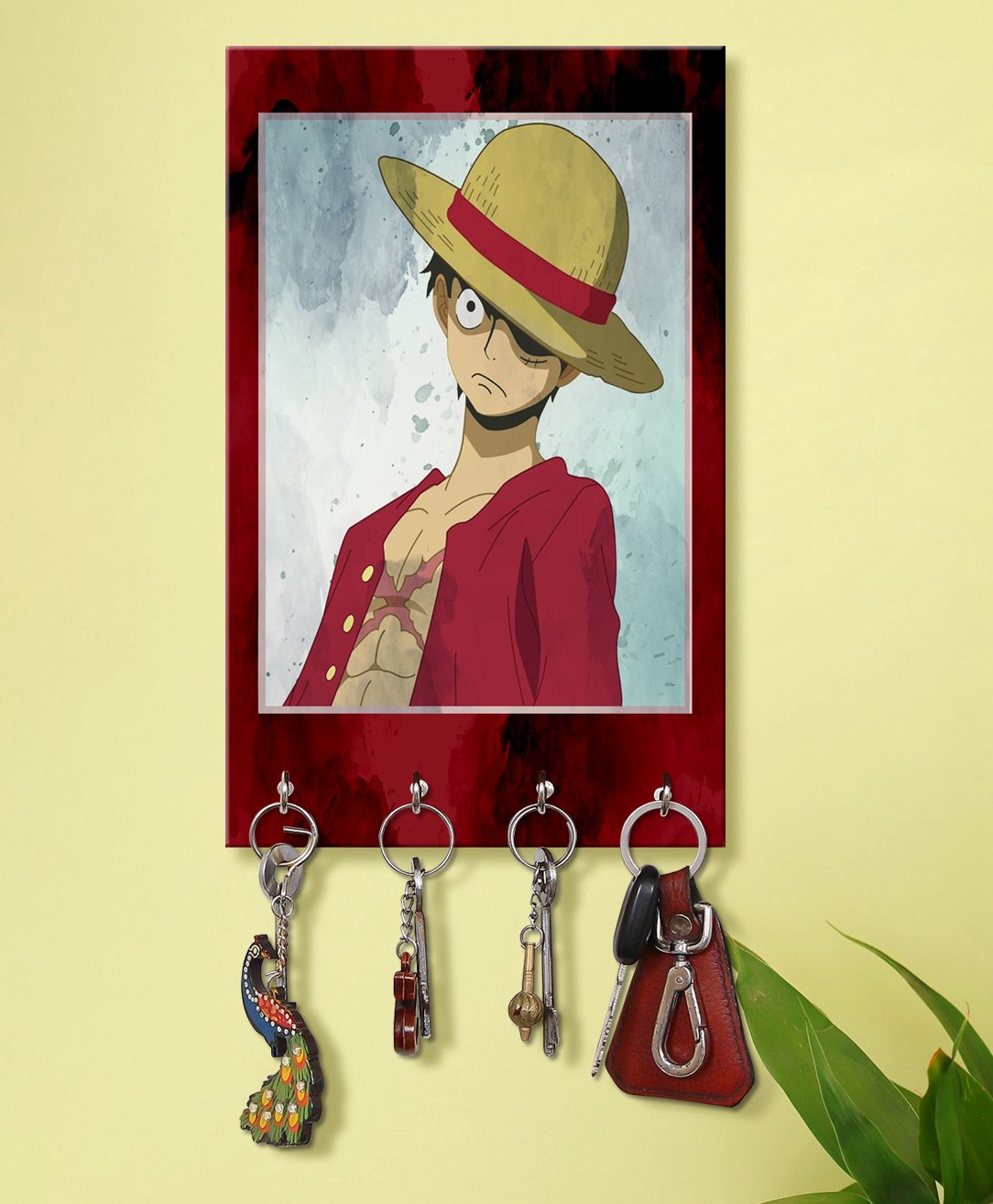 999Store Stylish Wood Wall Mount Decorative Key Holder - Drunken Men-picture-17