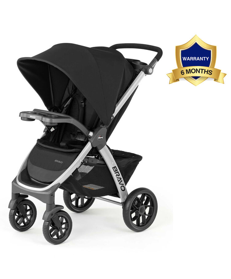 Chicco Bravo Stroller- Black-image-3