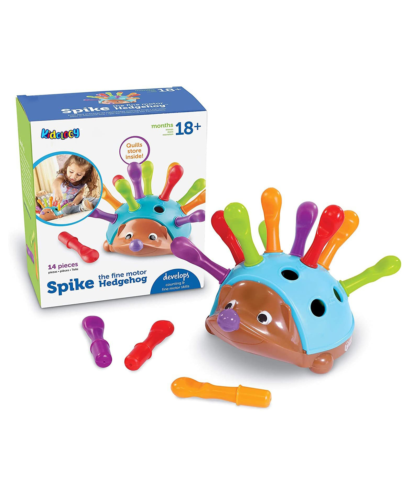 Kidology Montessori Toys, Creative Toy Pull Out Toy Spike Toy for Kids-image-37