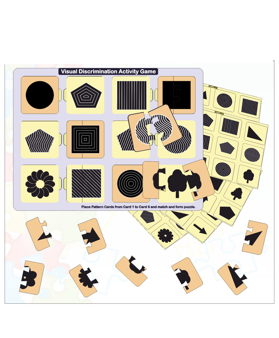 WISSEN Wooden Visual Discrimination Activity Game for Kids-picture-43