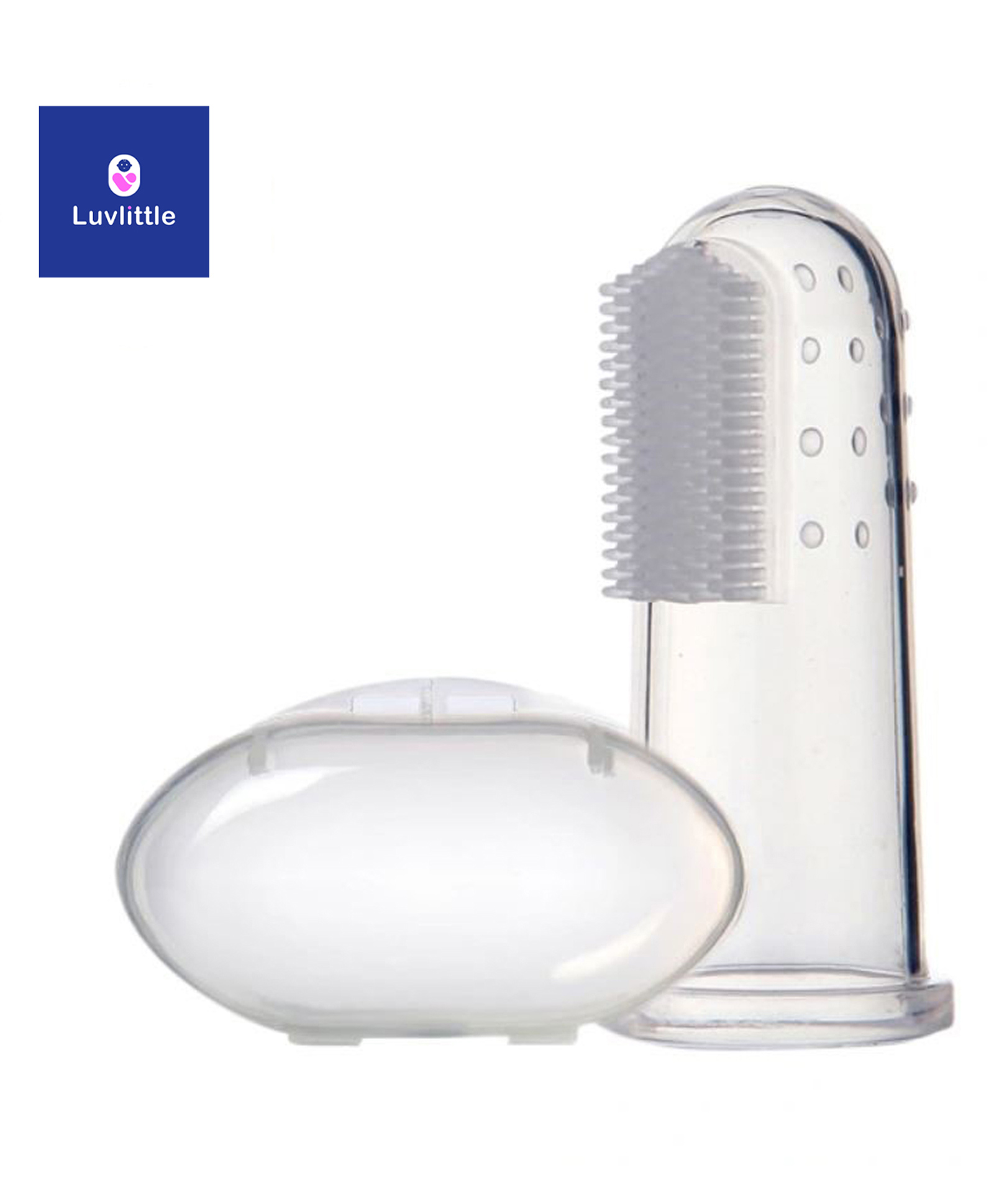 Luvlittle Soft Silicone Finger Toothbrush - white-image-20