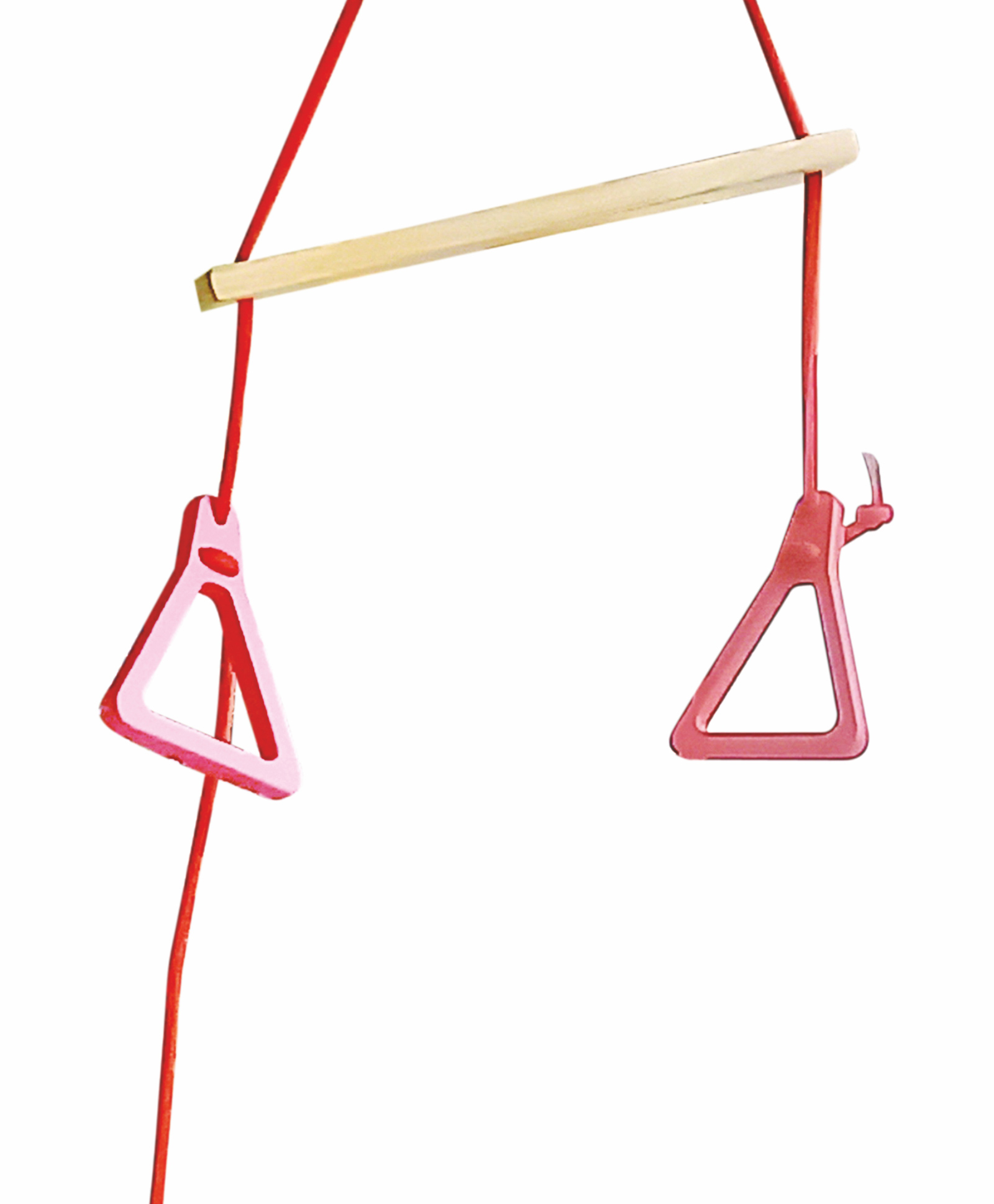 WoodBee Toys Trapeze bar hanging toys - Pink Colour-picture-24