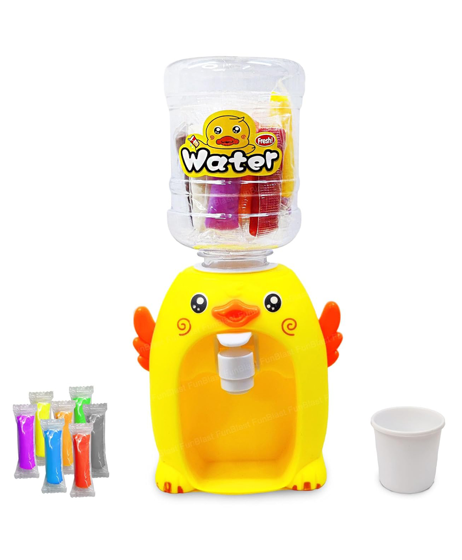 FunBlast Mini Duck Toy with Water Dispenser and Clay for Kids  Multicolor-image-31