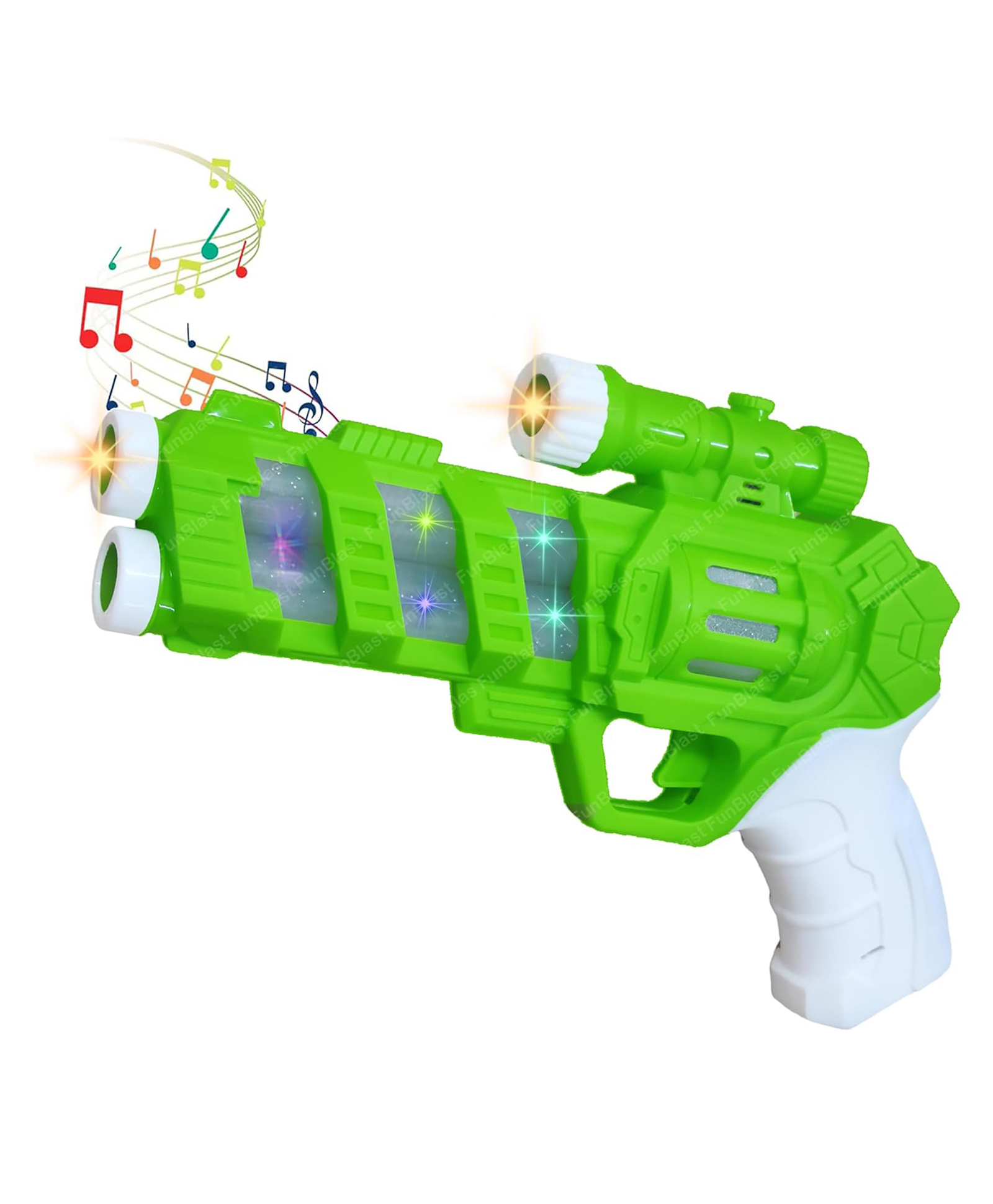 FunBlast Flash Gun Toy with Light and Sound for Kids  Green-image-19