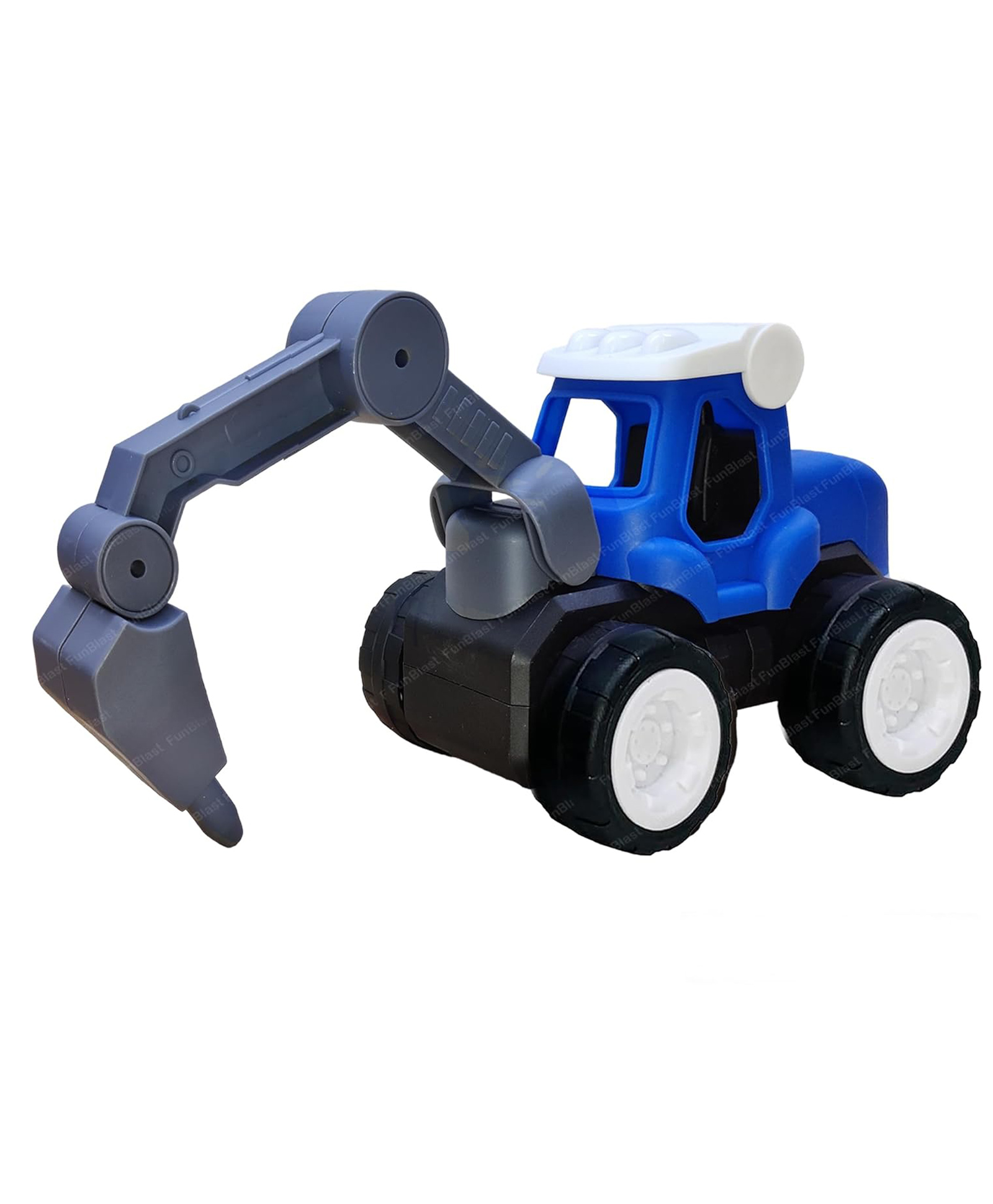 FunBlast Construction Vehicle Toy  Road Digger Blue-image-40