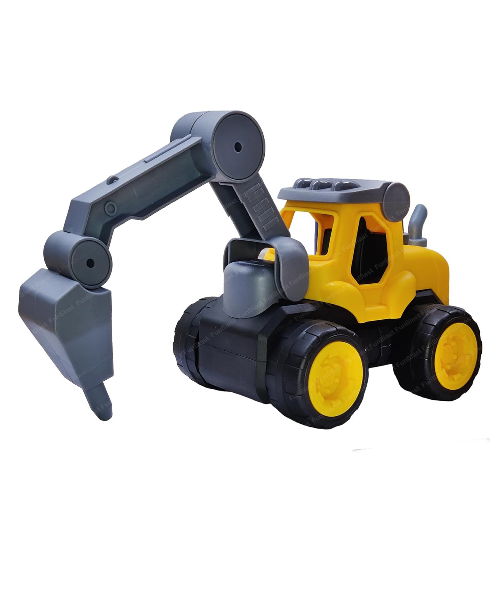 FunBlast Construction Vehicle Toy  Road Digger Yellow-image-39