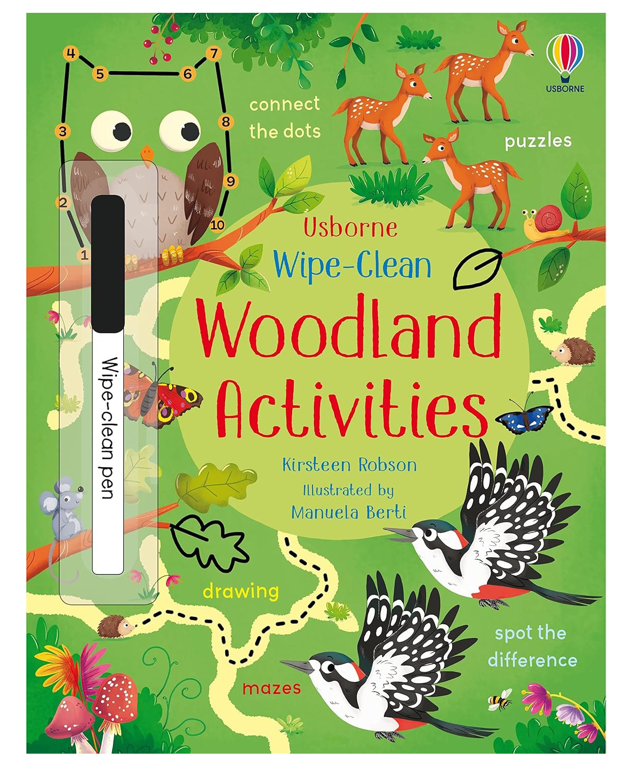 Usborne Wipe-Clean Woodland Activities - English-image-37