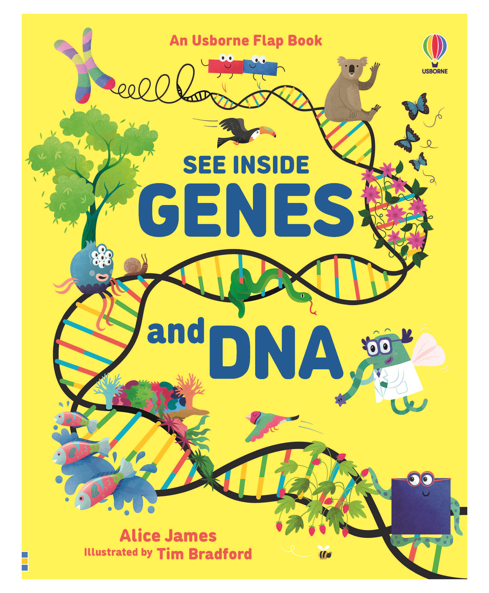Usborne See Inside Genes and DNA By Alice James - English-image-49