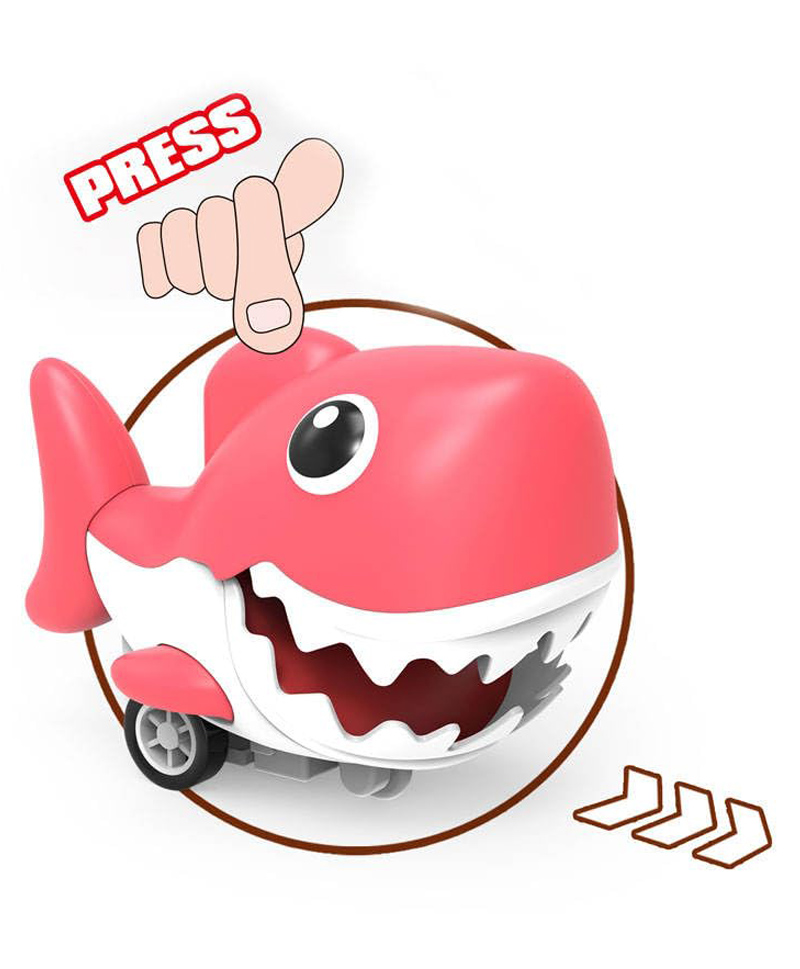 Sanjary Shark Push and Go Toys for Kids Pack of 1 - Color May Vary-picture-18