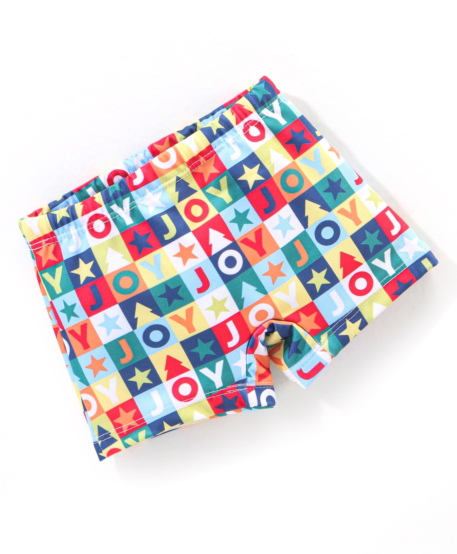 Babyhug Text Print Swimming Trunk - Multicolour-image-15