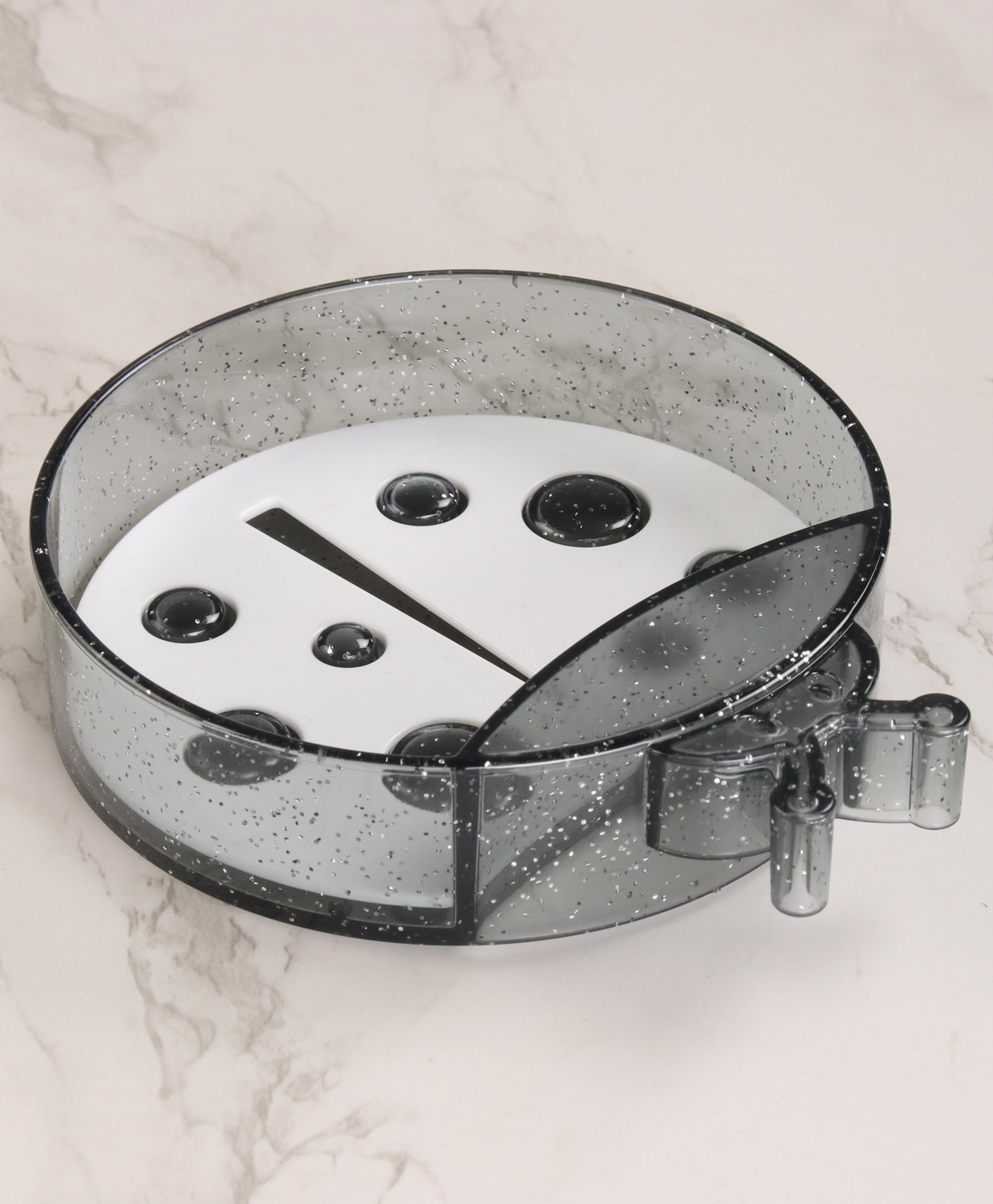 fab n funky Soap Case Ladybug Theme- Light Black-picture-23