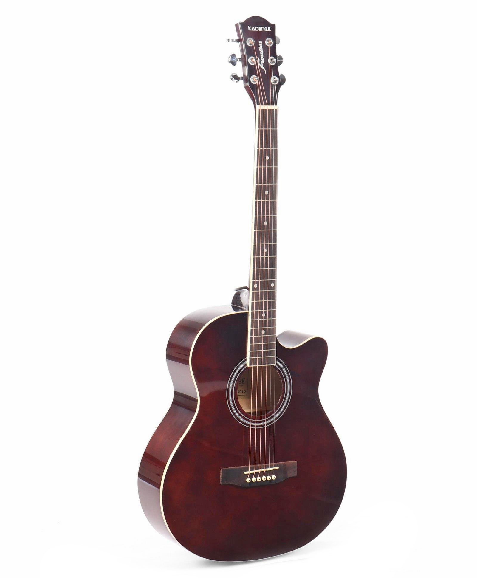 Kadence Frontier 40 Inches Acoustic Guitar Fr01 With Bag - Brown-image-28