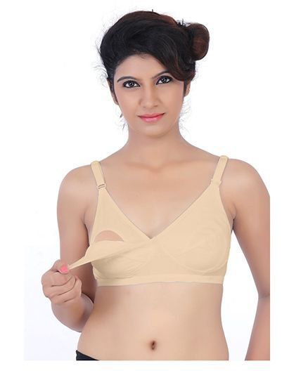 Fabme Nursing Bra Pack Of 1 - Skin-image-10
