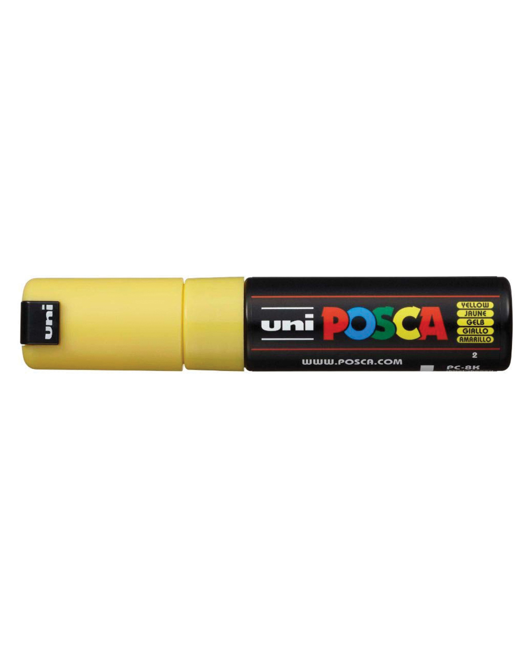 Uni-ball 8k Posca Marker Pen - 1 Pc,  Yellow Ink-image-27