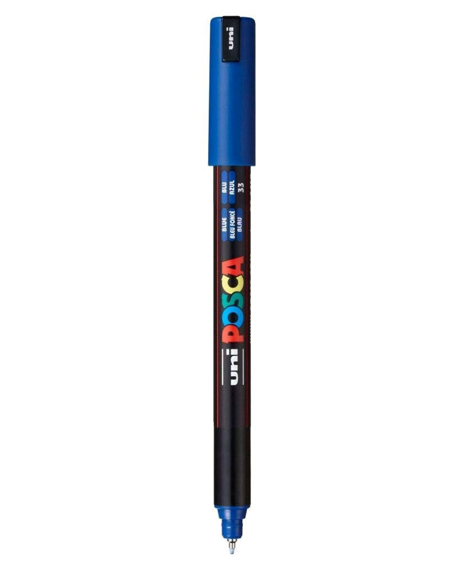 Uniball Posca PC-1MR 0.7 mm Extra-Fine Tip Markers, Blue Ink, Pack of 1-image-10