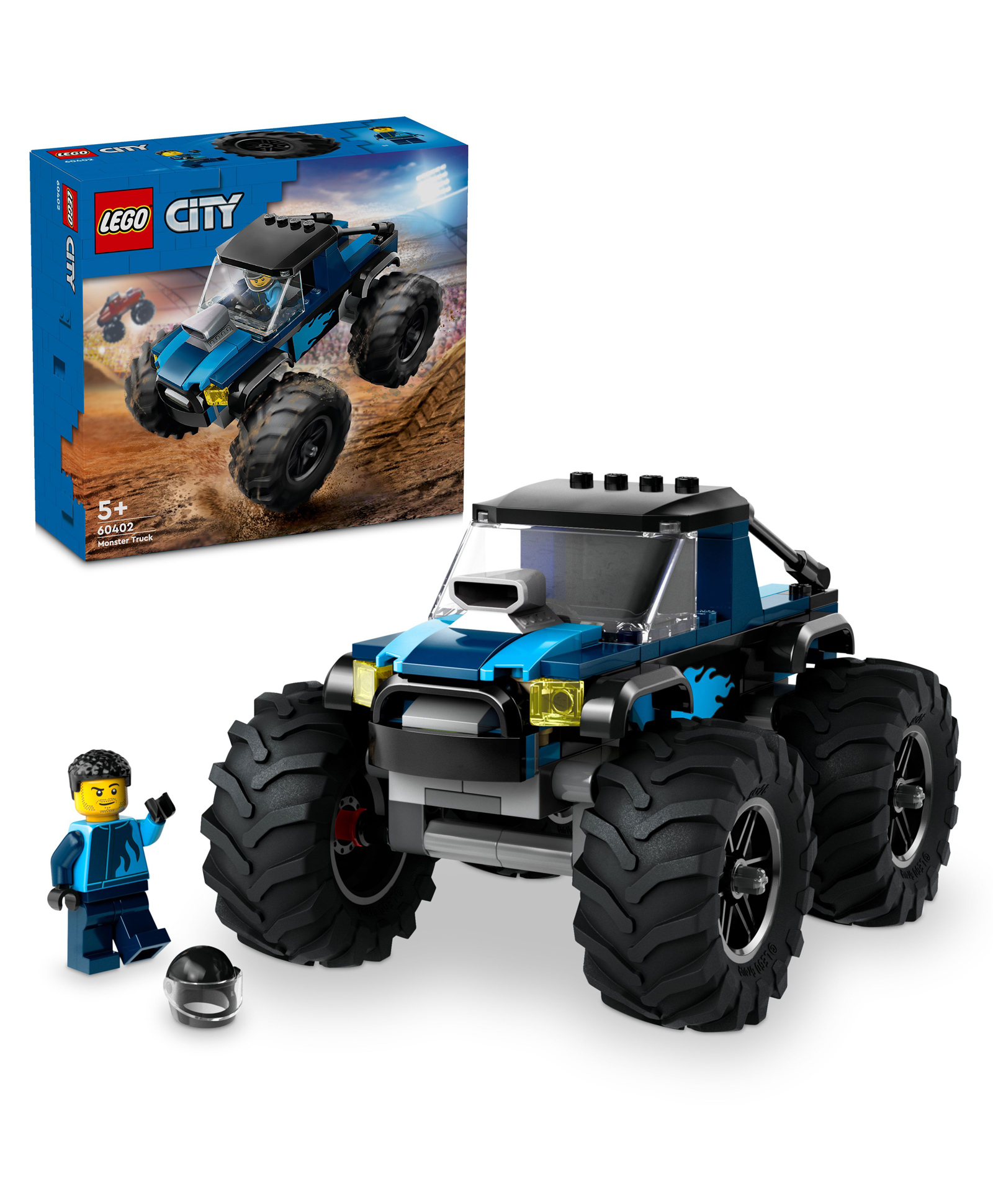 LEGO City Blue Monster Truck Off Road Toy 148 Pieces - 60402-picture-26