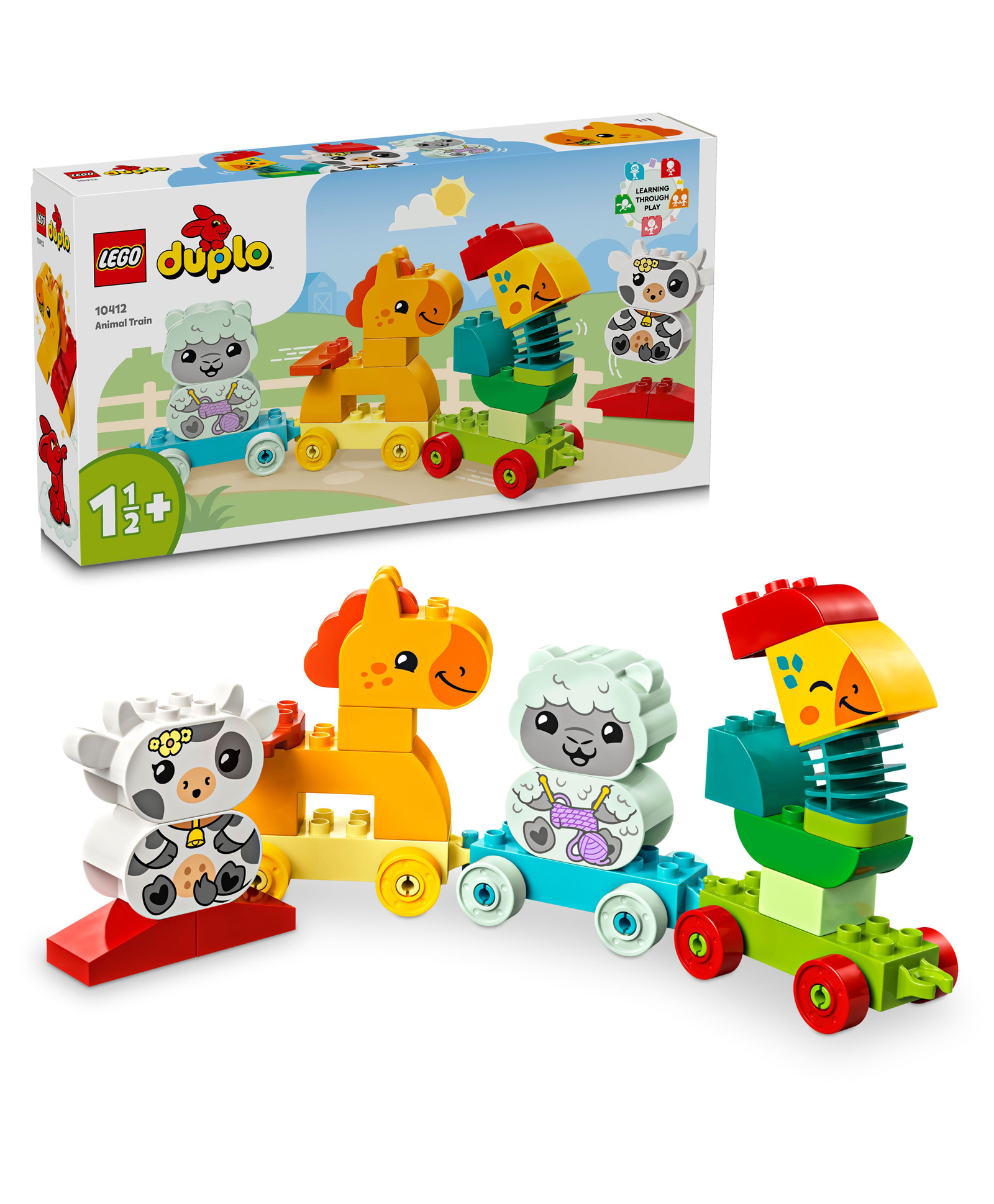LEGO DUPLO My First Animal Train Nature Toy 19 Pieces - 10412-picture-12
