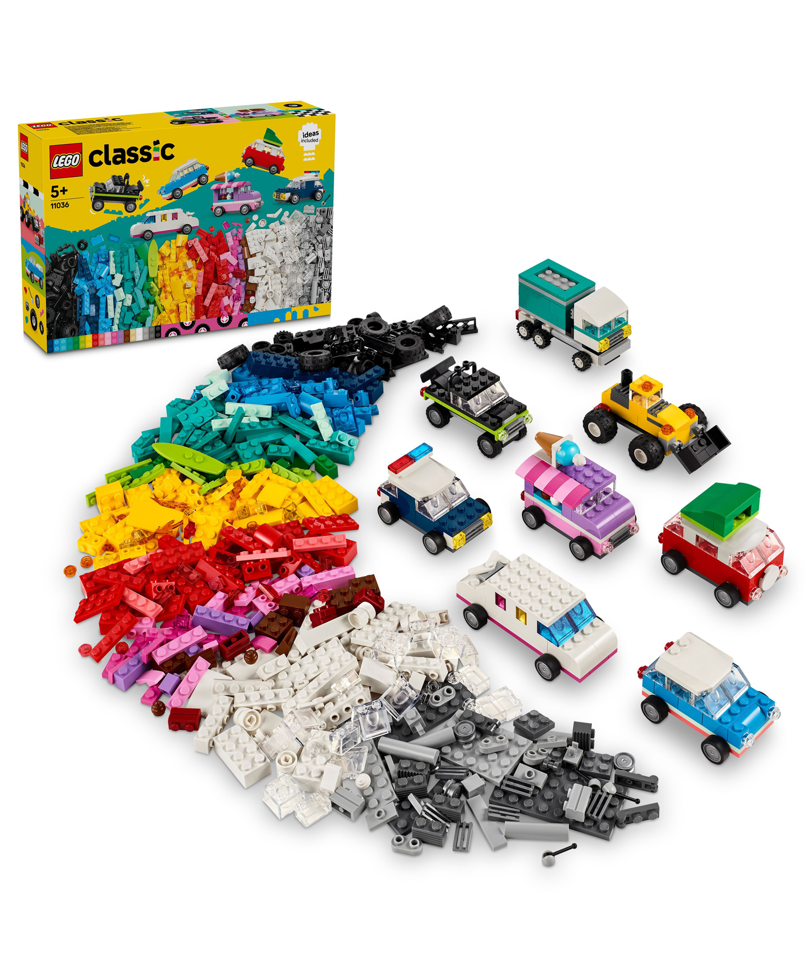 LEGO Classic Creative Vehicles Building Toy 900 Pieces - 11036-picture-13