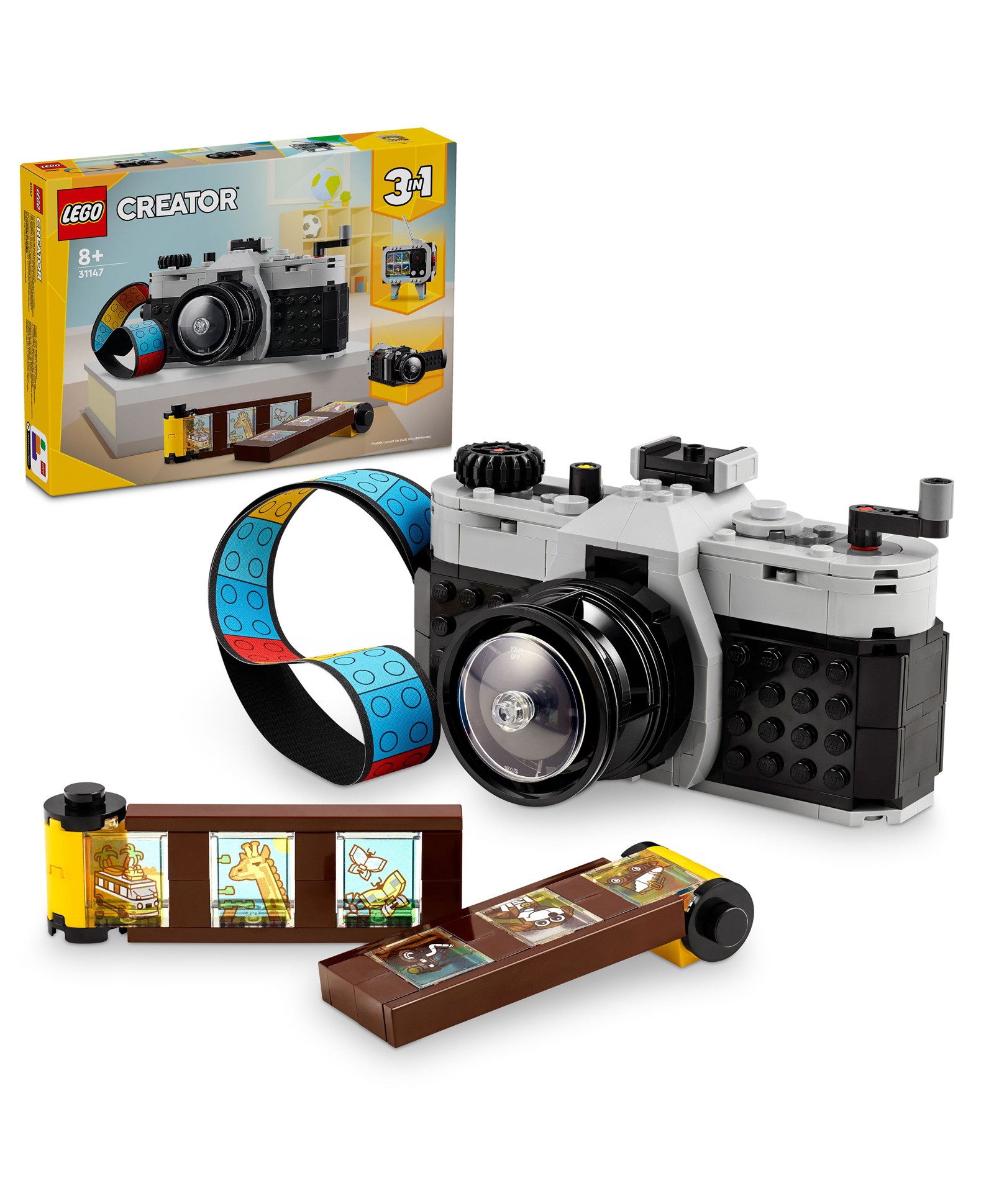 LEGO Creator Retro Camera 3 in 1 Toy 261 Pieces - 31147