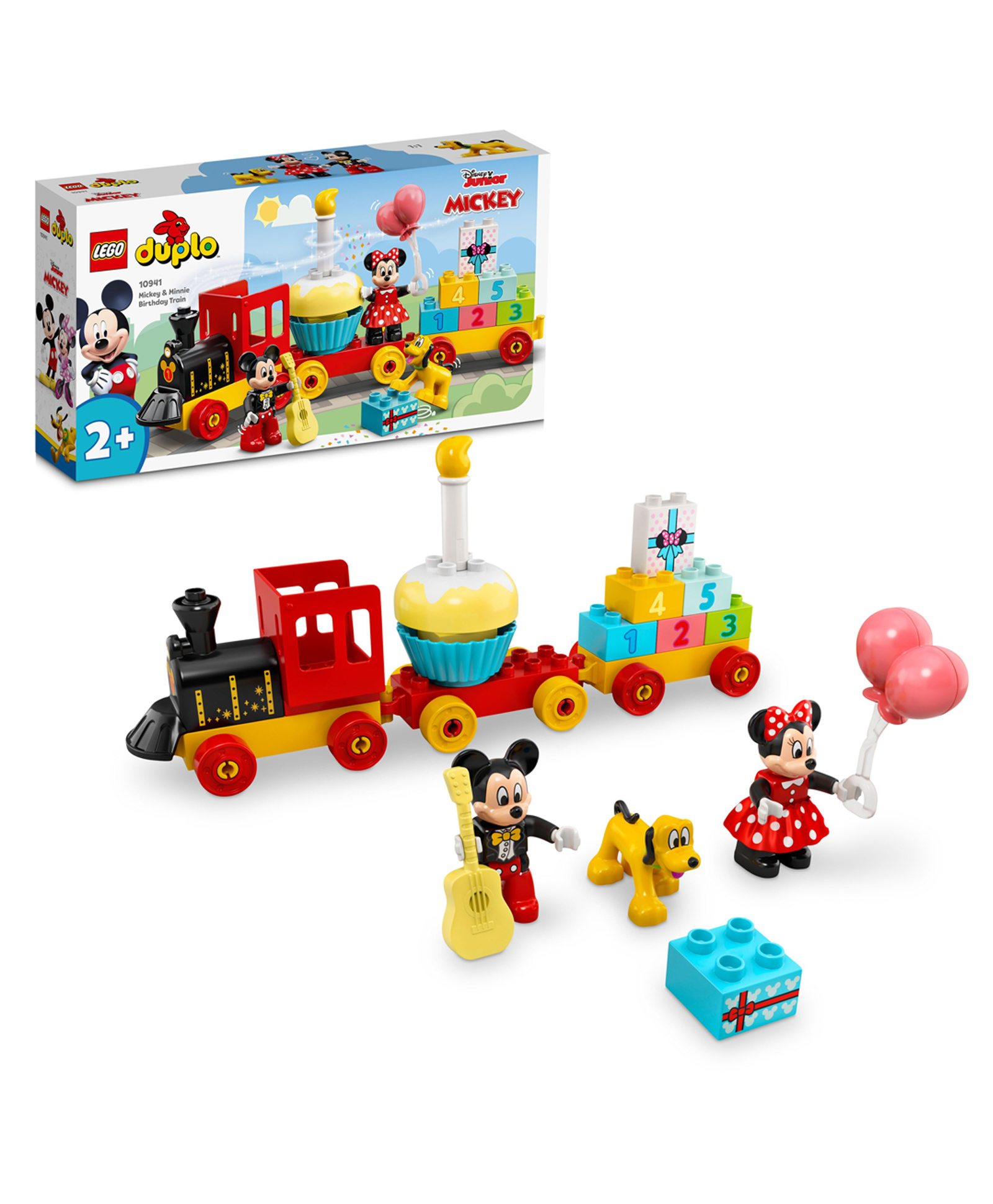 LEGO DUPLO Disney Mickey & Minnie Birthday Train Building Toy 22 Pieces - 10941-image-8
