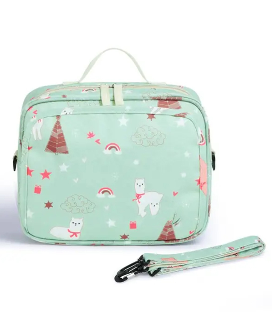 Chinmay Kids Mini Magic Diaper Bag For Mother, Maternity Small Size Diaper Handbag And Mother Bag -Green Dog-image-38