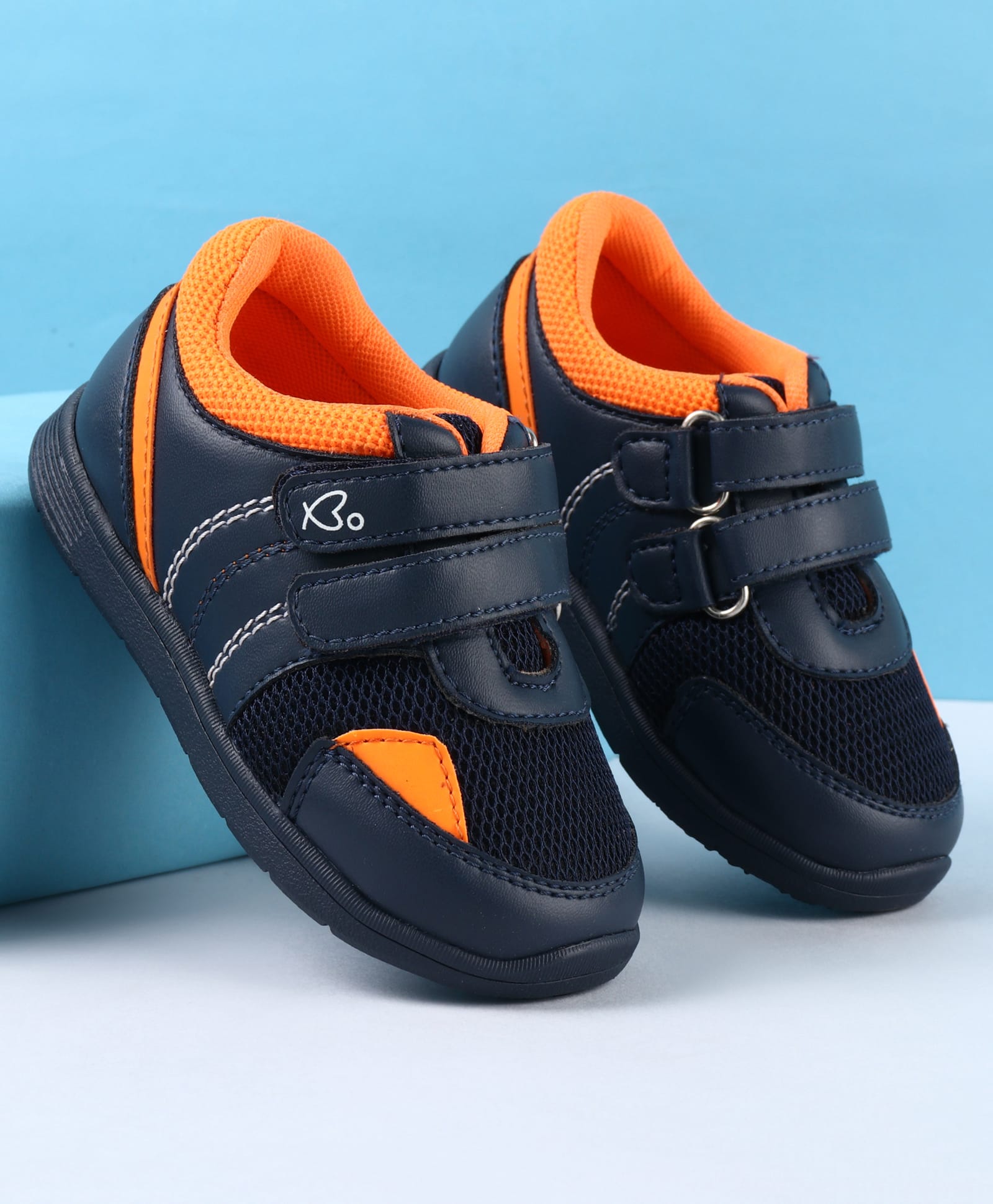 Babyoye Casual Shoes with Velcro Closure - Blue-picture-20