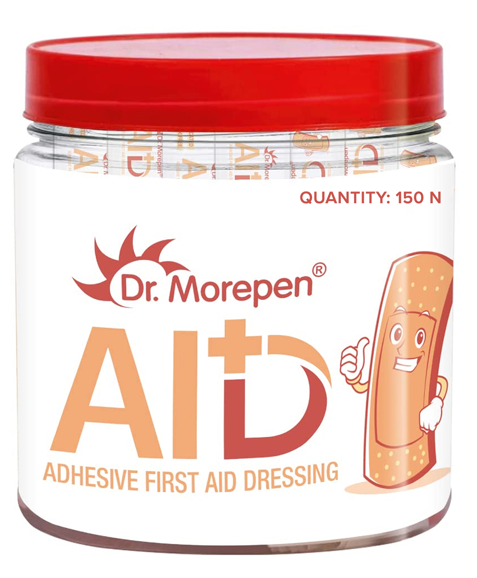 DR. MOREPEN Band aids Waterproof Band Aid Strips 150 For Kids & Adults First Aid Bandage | All One Size | Flexible + Breathable Protection for First Aid and Wound Care-picture-27