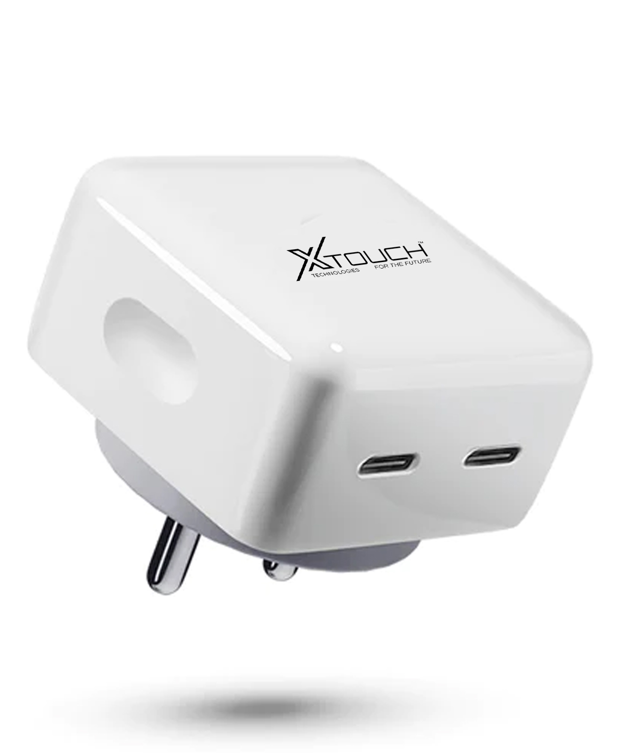 XTOUCH 40 W PD 3 A Dual Port Mobile Charger with Detachable Cable -White-image-32