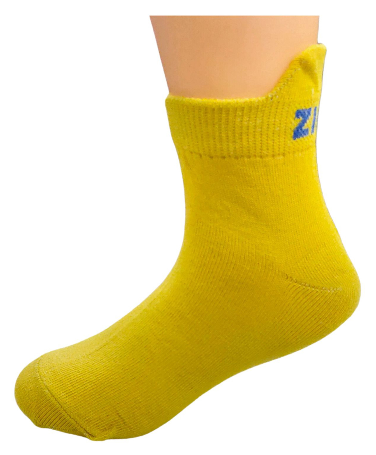 zikku AHC Colorful 100% Cotton Ankle-Length Kids Socks (6-9 Years) - Comfortable & Durable (Yellow)-picture-37